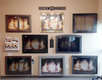 Design Specialties fireplace doors available at Badgerland Fireplace in Waukesha
