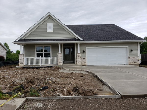 Stone veneer installation