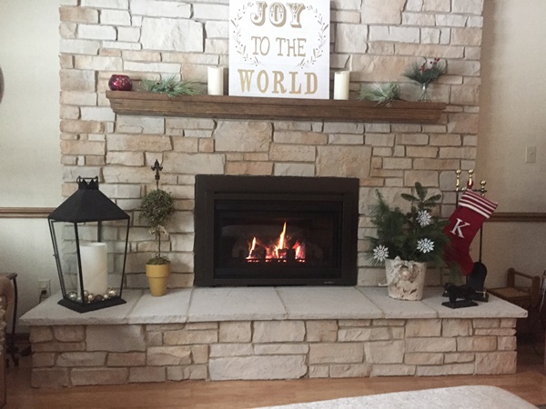 Fireplace refacing in South Milwaukee