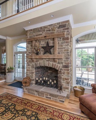 Eldorado Stone veneer products available at Badgerland Fireplace