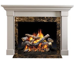 Heat & Glo Kenwood Wood Mantel, Marron-Brown