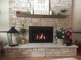 Stone Veneer Fireplace Installation Milwaukee